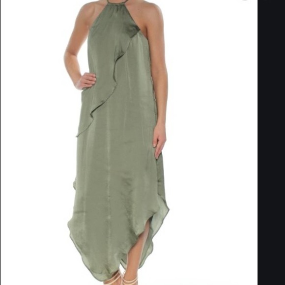 Bar III Dresses & Skirts - NWT Bar III Green Asymmetrical Dress Small
